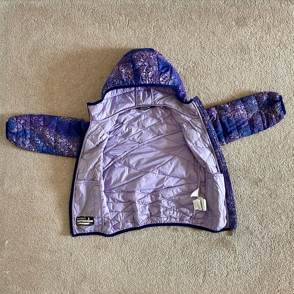 3 for$19 or 4 for $25 Kids Purple Paradox Girls Softshell Jacket Sz XS 4/5 EUC - Picture 3 of 12